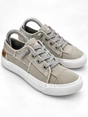 Blowfish Malibu Marley Slate Gray Sneaker For Women Casual Shoe Size US 7.5